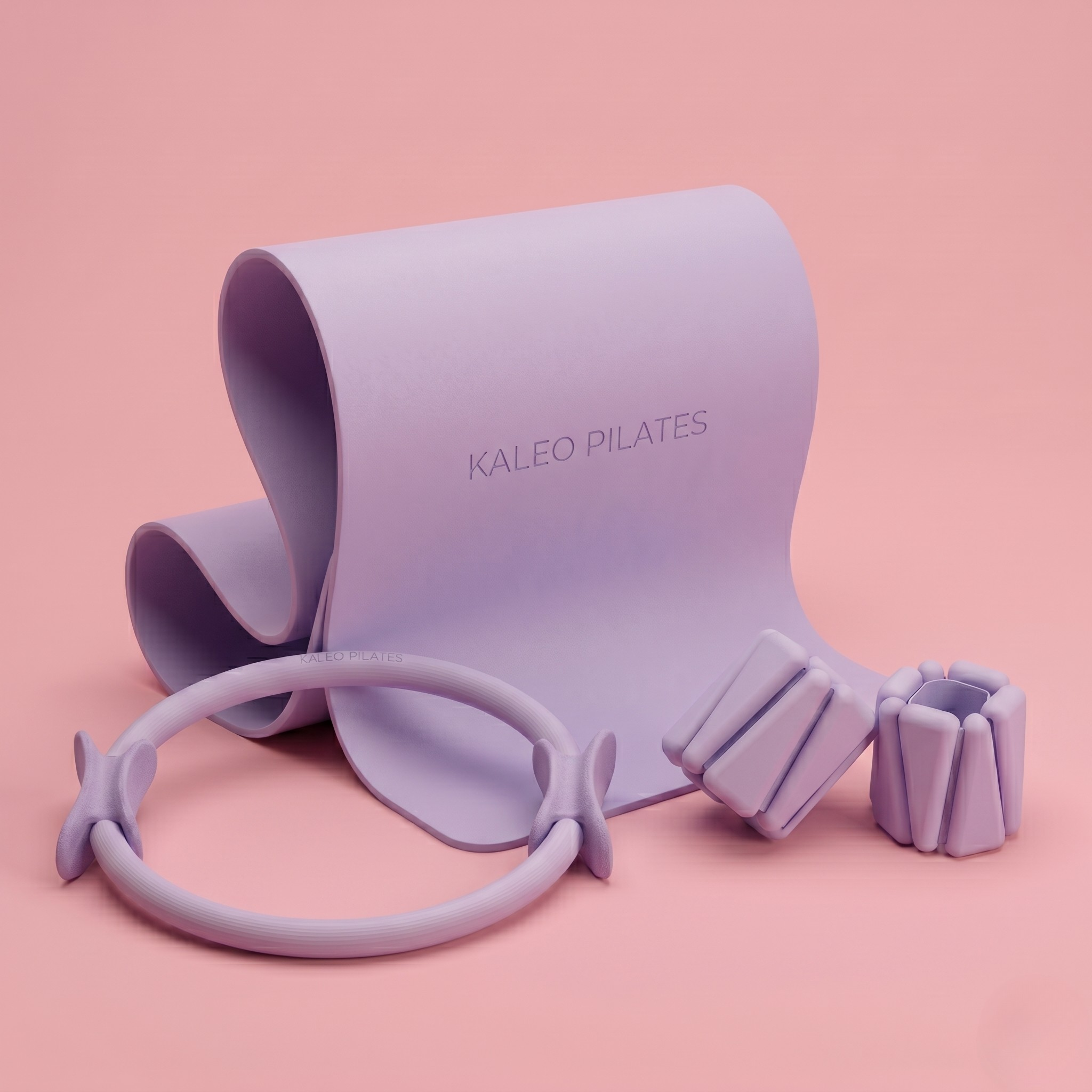 Premium Pilates Kit – Mat, Circle & Weighted Bracelets